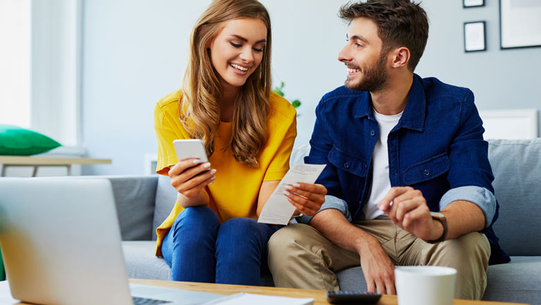 couple discussing personal finances