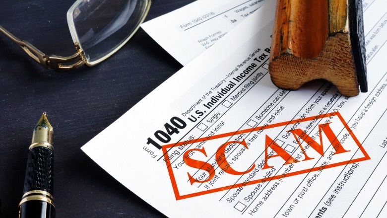 1040 tax form scam